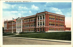 New Junior High School Westerly, RI Postcard Postcard Postcard