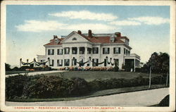 "Crossways", Residence of Mrs. Stuyvesant Fish "Crossways", Residence of Mrs. Stuyvesant Fish