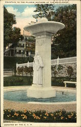 Fountain To The Pilgrim Mothers Of The Mayflower Plymouth, MA Postcard Postcard Postcard