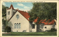 Baptist Bible Institute - Managan Chapel Postcard