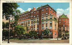 Hotel de Soto Savannah, GA Postcard Postcard Postcard