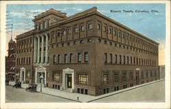 Masonic Temple Postcard