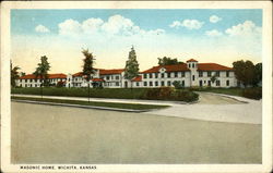 Masonic Home Wichita, KS Postcard Postcard Postcard