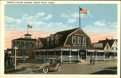 Tradd & Payne Corner, Brant Rock Marshfield, MA Postcard Postcard Postcard