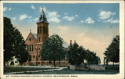 St. Thomas Aquinas Catholic Church Bridgewater, MA Postcard Postcard Postcard