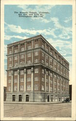 The Masonic Temple (Colored) Postcard