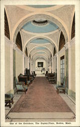 One of the Corridors, The Copely-Plaza Postcard