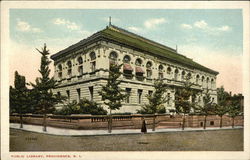 Public Library Postcard