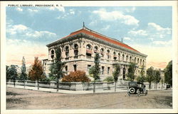 Public Library Postcard