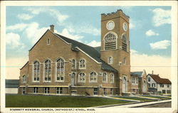 Starrett Memorial Church ( Methodist) Athol, MA Postcard Postcard Postcard