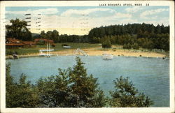 Lake Rohunta Athol, MA Postcard Postcard Postcard