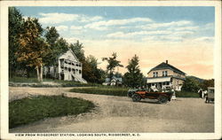 View from Ridgecrest Station, Looking South Postcard