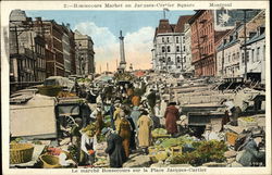 Bonsecours Market on Jacques-Cartier Square Postcard