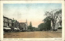 Main Street Athol, MA Postcard Postcard Postcard