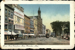 Front Street East from Main Postcard