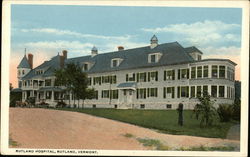 Rutland Hospital Vermont Postcard Postcard Postcard