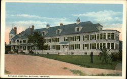 Rutland Hospital Postcard