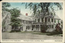 Huntington Home Amesbury, MA Postcard Postcard Postcard