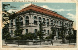 Public Library Postcard
