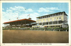 Race Track at Oriental Park Postcard