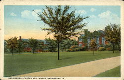 Harrisburg Academy and Campus Postcard