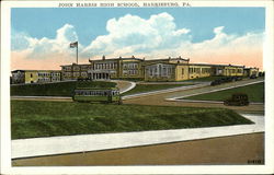 John Harris High School and Grounds Harrisburg, PA Postcard Postcard Postcard