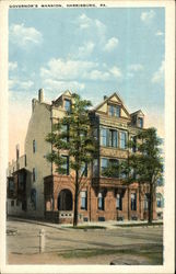 Street View of Governor's Mansion Harrisburg, PA Postcard Postcard Postcard