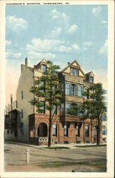 Street View of Governor's Mansion Postcard
