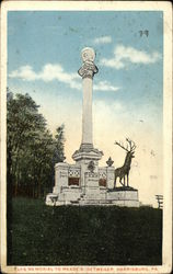 Elks Memorial to Meade D. Detweiler Postcard