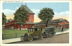 Street View of Union Station Bristol, VA Postcard Postcard Postcard