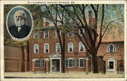 H. W. Longellow Mansion Postcard