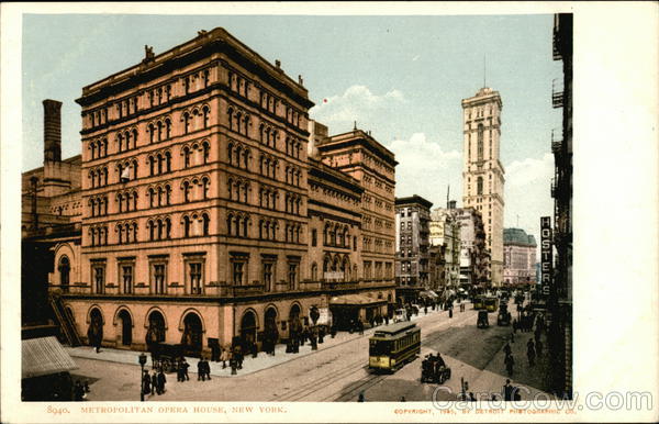 Metropolitan Opera House New York Detroit Photographic Co.