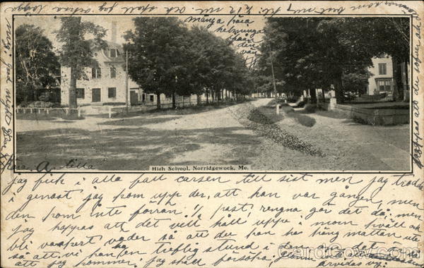 High School Norridgewock Maine