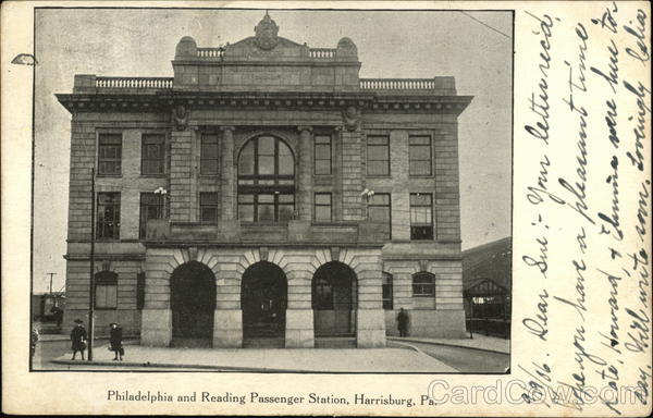 Philadelphia and Reading Passenger Station Harrisburg Pennsylvania