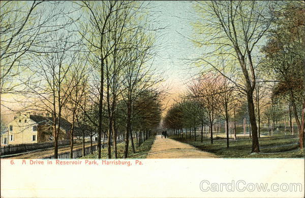 A Drive in Reservoir Park Harrisburg Pennsylvania