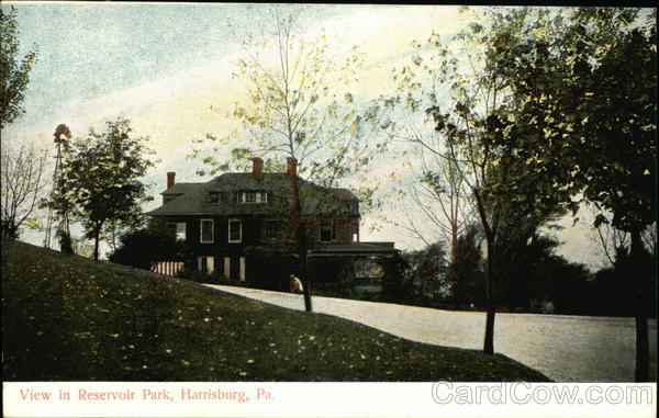 View in Reservoir Park Harrisburg Pennsylvania