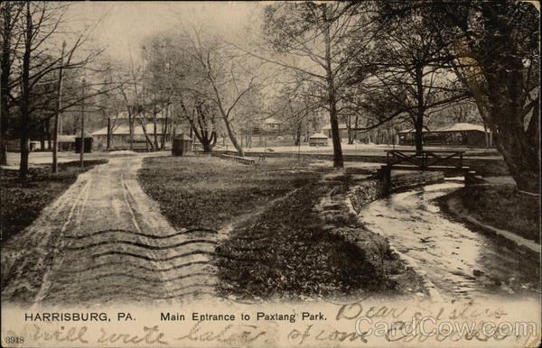 Main Entrance to Paxtang Park Harrisburg Pennsylvania