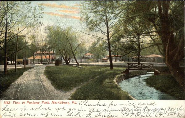 View in Paxtang Park Harrisburg Pennsylvania