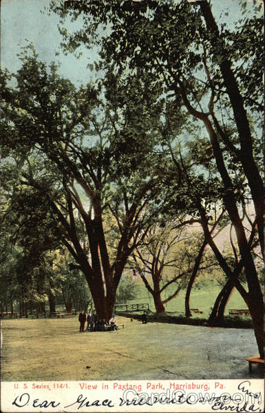 View in Paxtang Park Harrisburg Pennsylvania