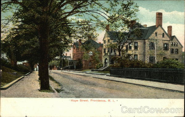 Hope Street Providence Rhode Island