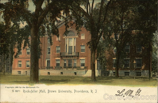 Rockefeller Hall, Brown University Providence Rhode Island