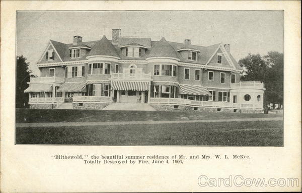 Blithewold, the Beautiful Summer residence of Mr. & Mrs. W.L. McKee Bristol Rhode Island