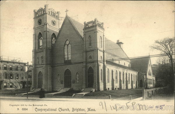 Congregational Church Brighton Massachusetts