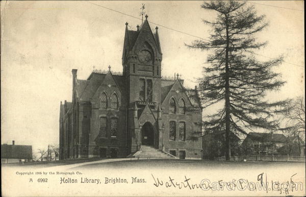 Holton Library Brighton Massachusetts