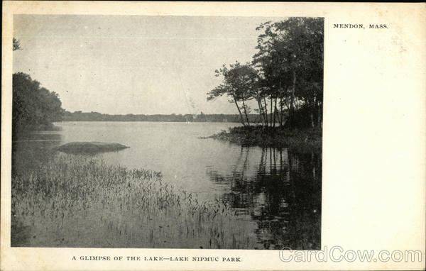 A Glimpse of the Lake - Lake Nipmuc Park Mendon Massachusetts
