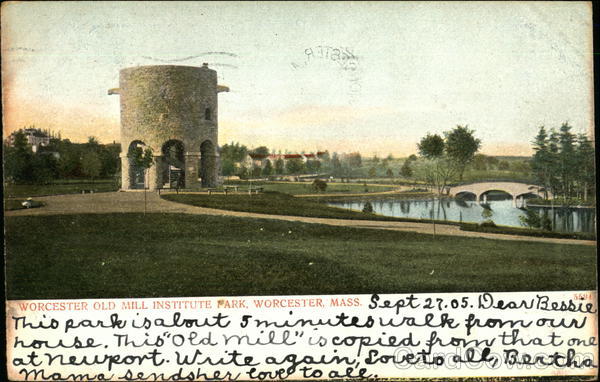 Worcester Old Mill Institute Park Massachusetts