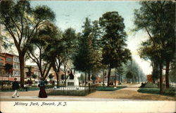 Military Park Newark, NJ Postcard Postcard Postcard