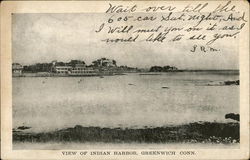 View of Indian Harbor Postcard