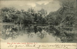 View of the Lake Laurel Springs, NJ Postcard Postcard Postcard