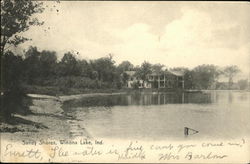 Sandy Shores Winona Lake, IN Postcard Postcard Postcard